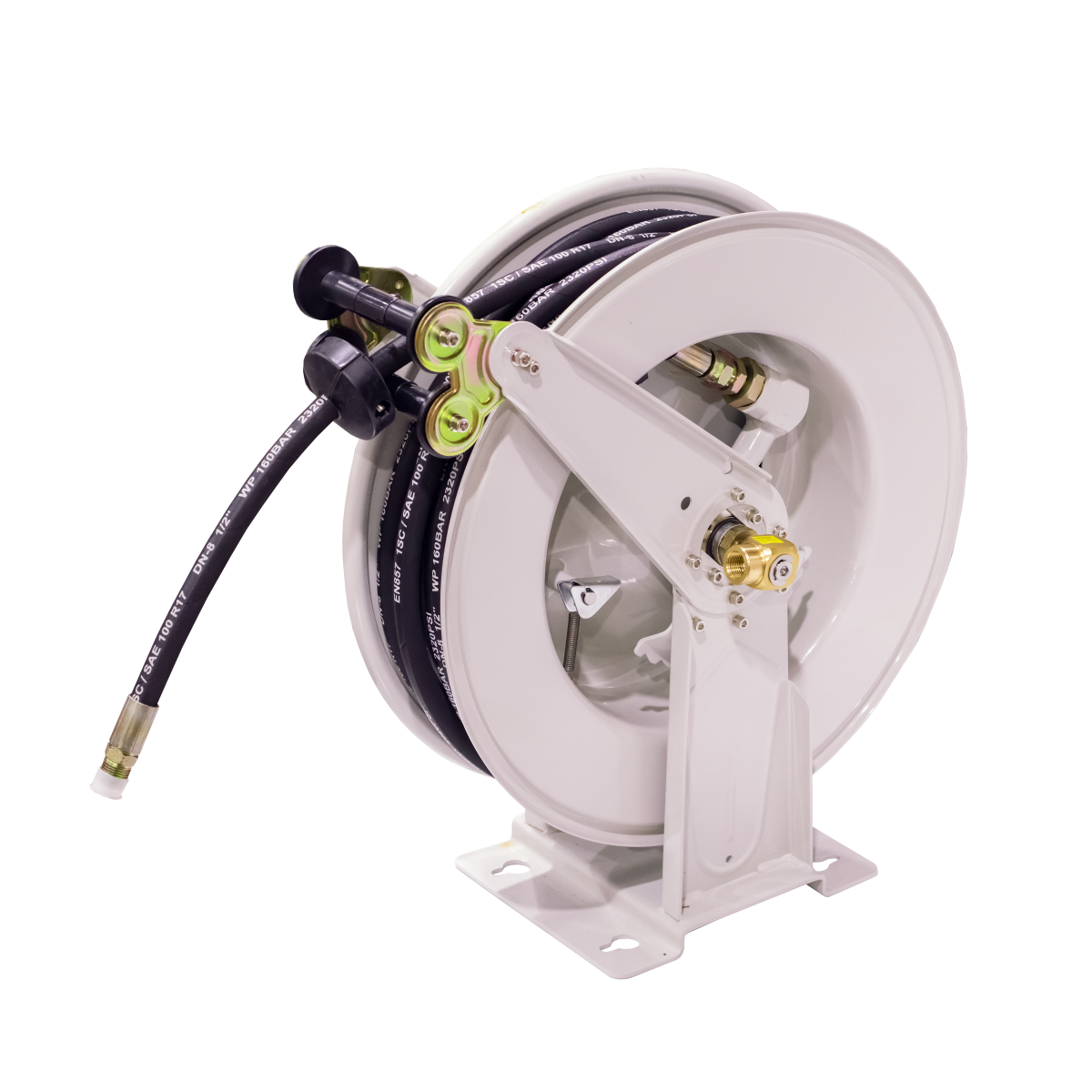 Powerlub - Carretel para aceite con manguera de 1/2